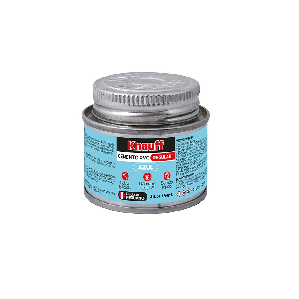 [0020102200476] CEMENTO PVC REGULAR AZUL 2 OZ KNAUFF