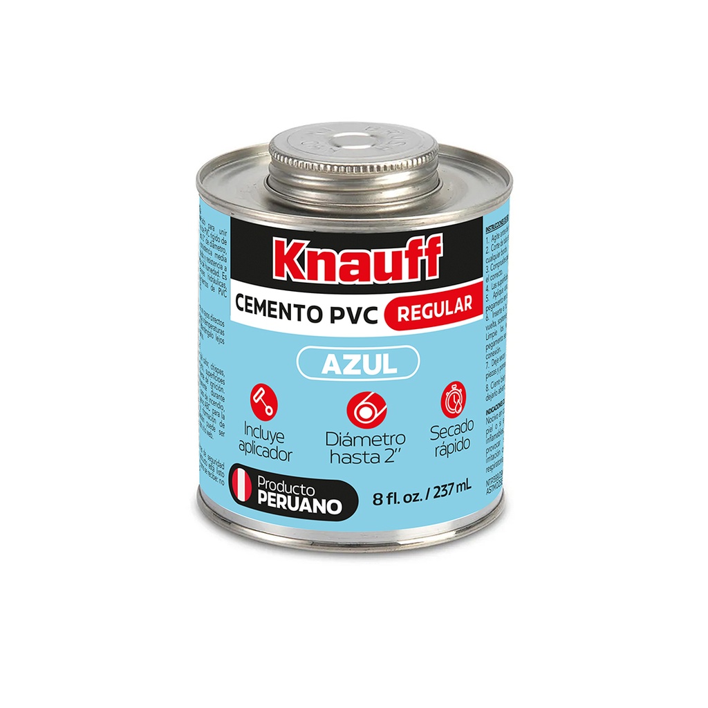 [0020102200478] CEMENTO PVC REGULAR AZUL 8 OZ KNAUFF