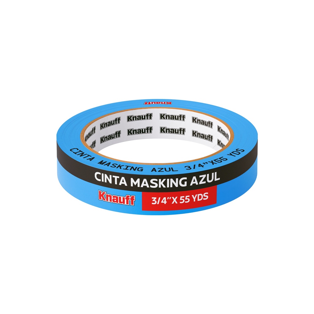 [0020103200697] CINTA MASKING AZUL 3/4" X 55YDS KNAUFF