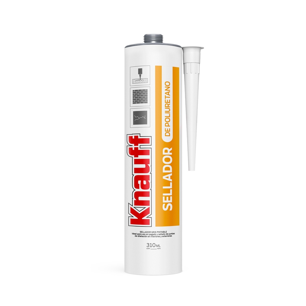 [0020105002853] SELLADOR DE POLIURETANO C/GRIS 310ML KNAUFF