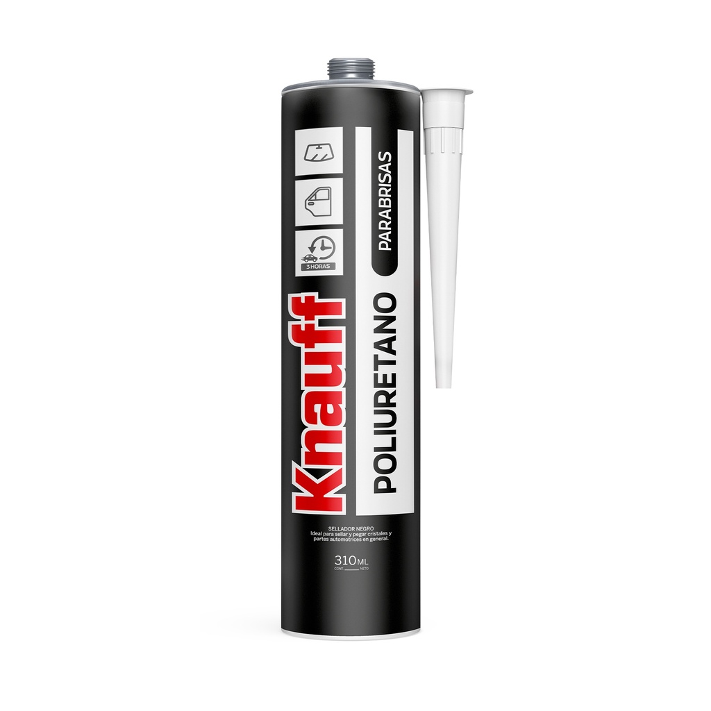[0020105200846] SELLADOR DE POLIURETANO P/PARABRISAS C/NEGRO 310ML KNAUFF