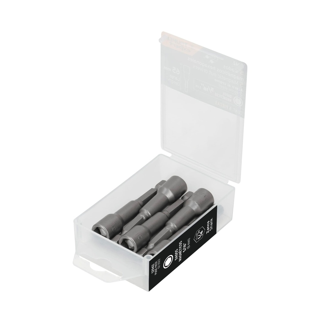 [0100203200458] SET DADO MAGNETICO HEXAG 5/16" X 5 PZS 12942 TRUPE