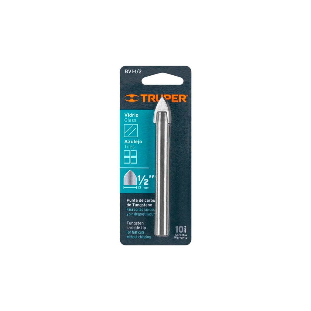 [0100205110515] BROCA PARA VIDRIO Y AZULEJO 3/8" 11704 TRUPER
