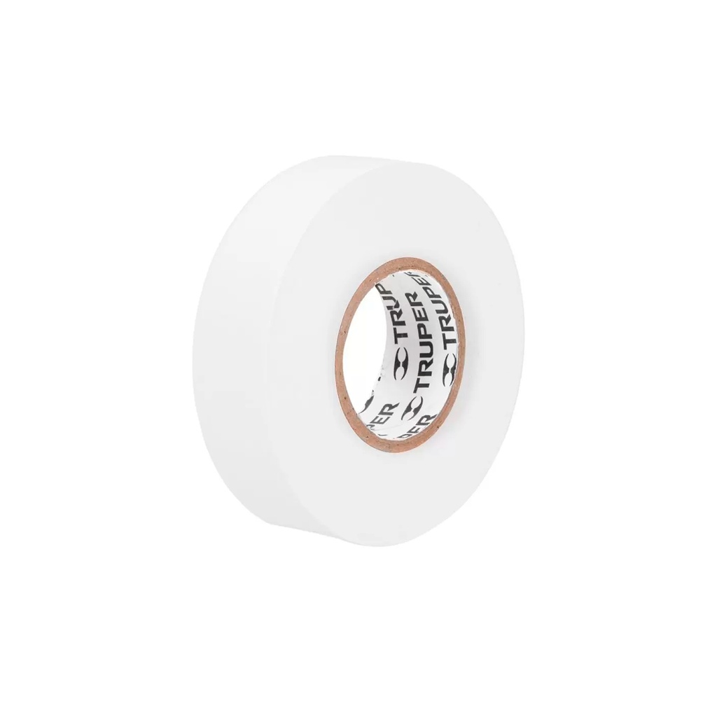 [0100301200044] CINTA AISLANTE BLANCA 19MM X 18M 12506 TRUPER