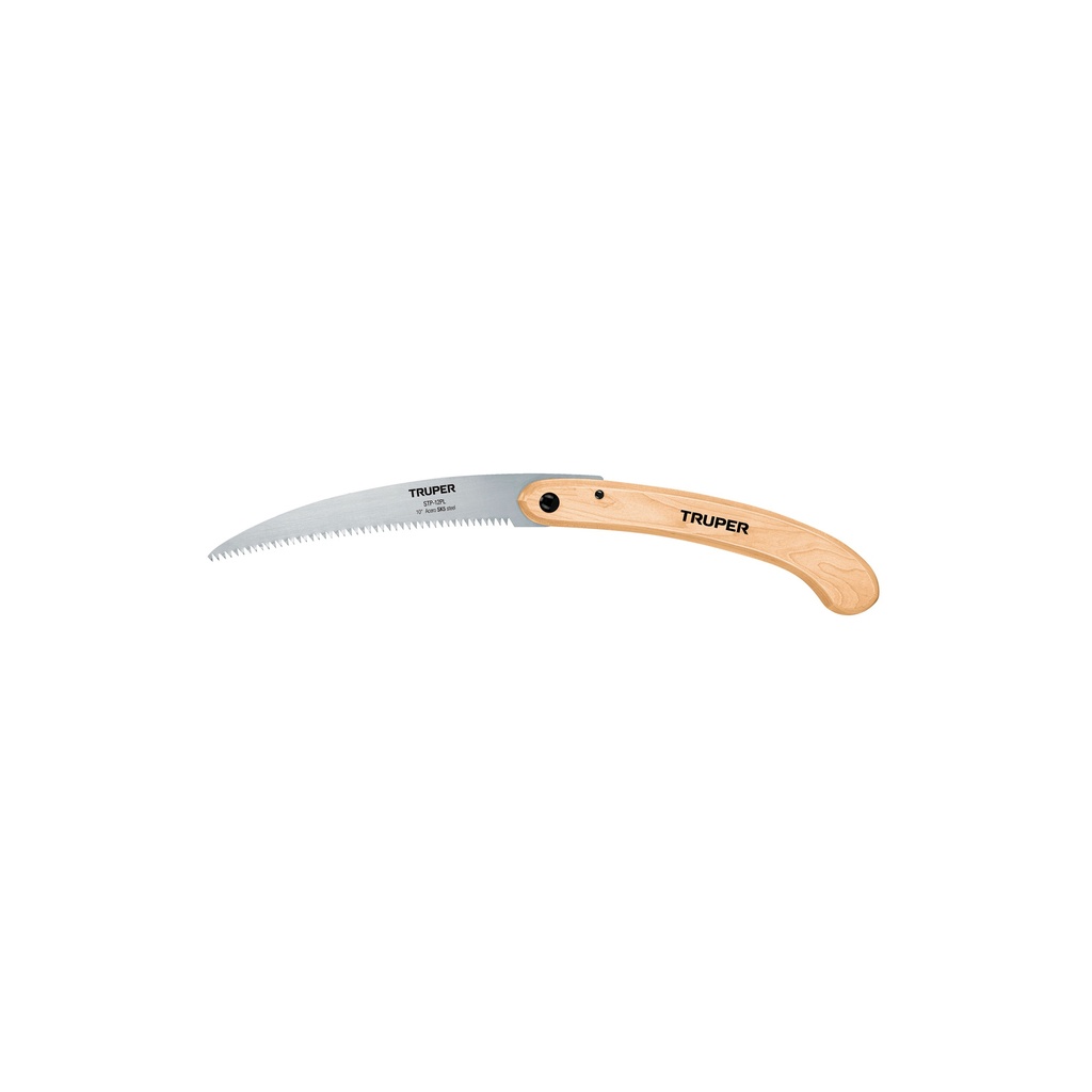 [0100901110276] SERRUCHO CURVO PODA 10" M/MA PLEGABLE 18178 TRUPER
