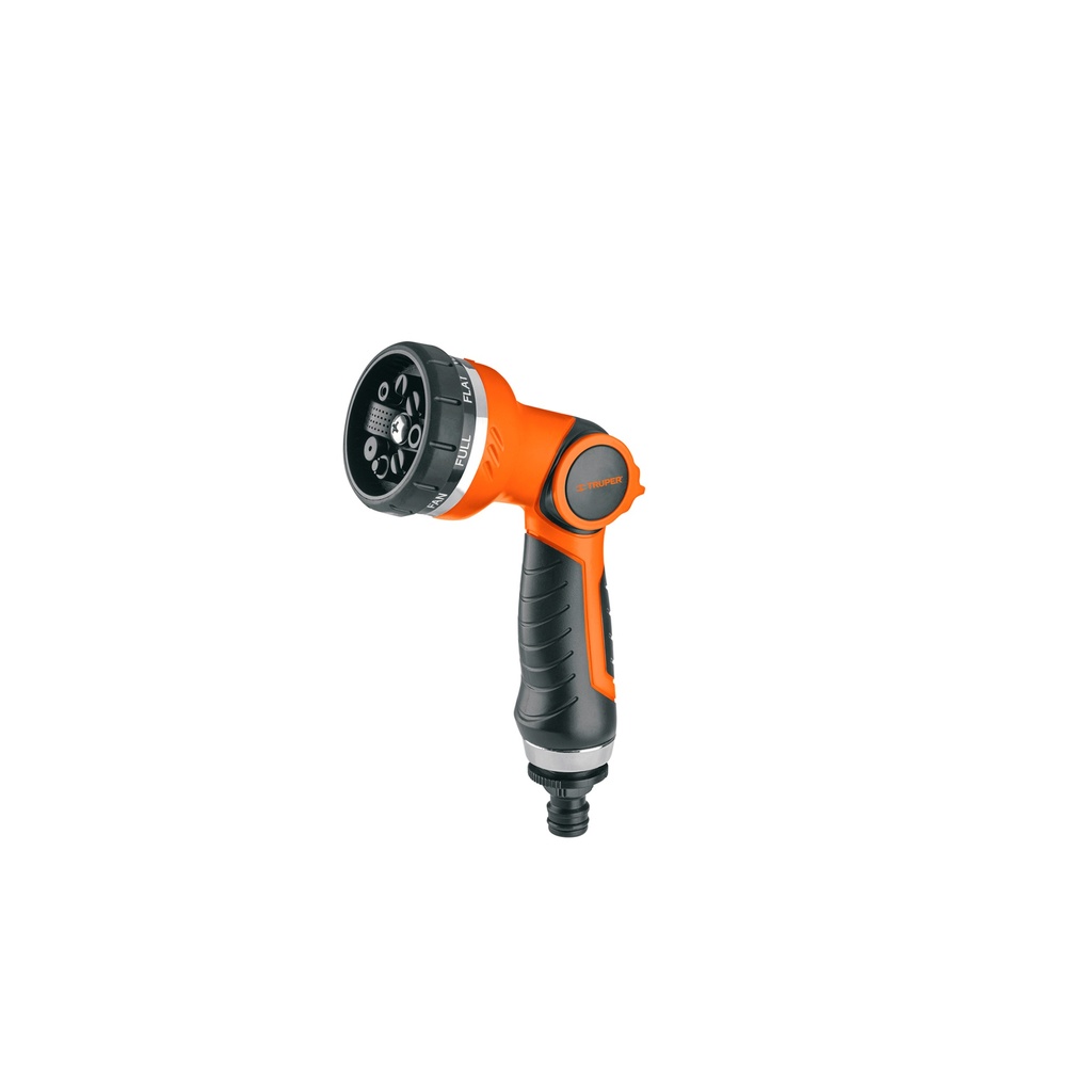 PISTOLA PLASTICA P/RIEGO 8 FUNCIONES 17479 TRUPER