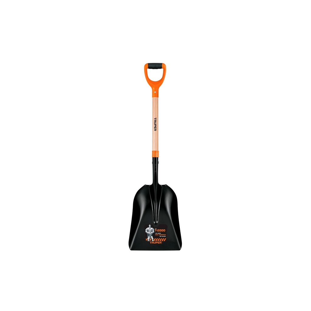 [0100901200073] PALA CARBONERA T2000 M/MADERA PUÑO"Y" 17164 TRUPER