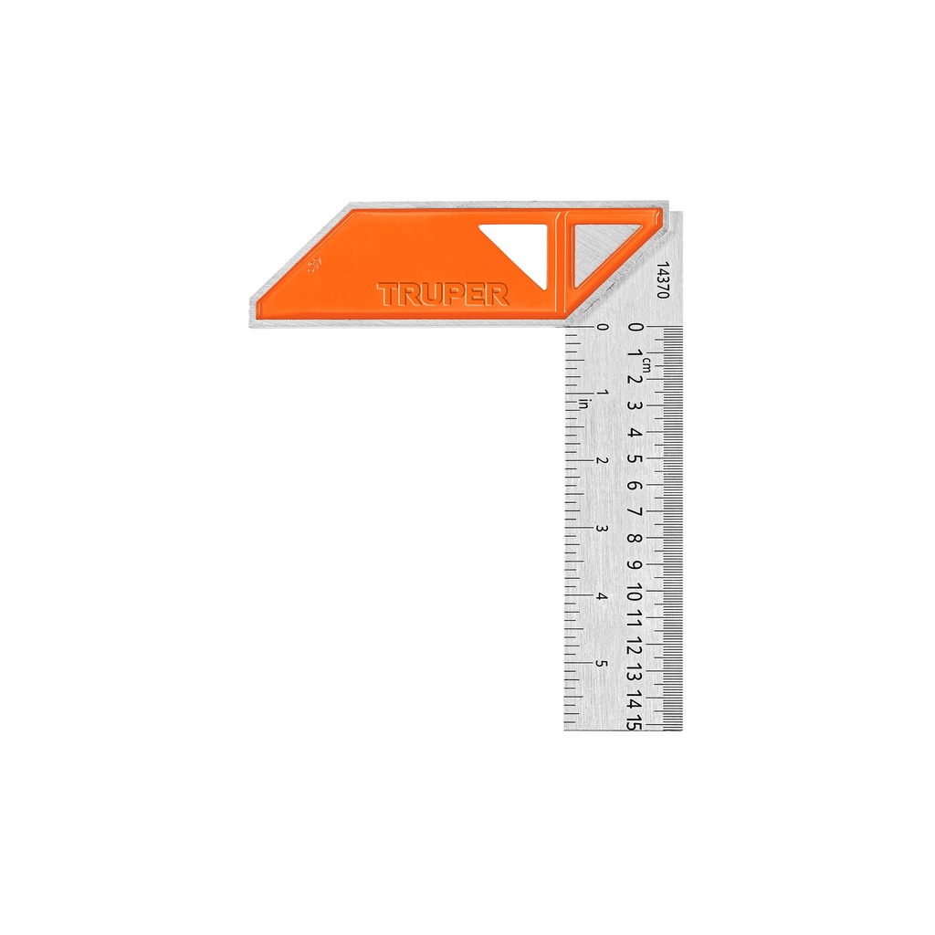 ESCUADRA P/CARPINTERO ACERO INOX 6" 14370 TRUPER