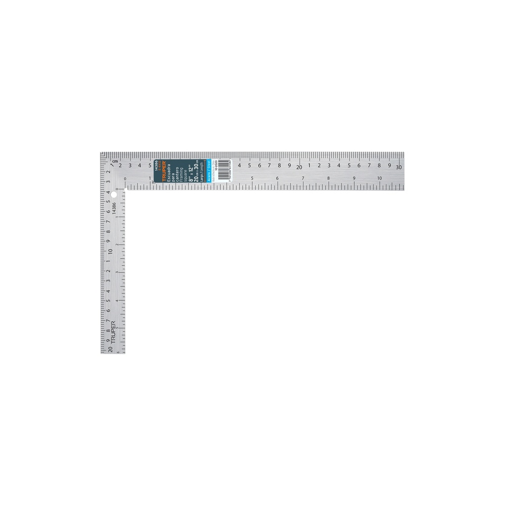 [0100902200283] ESCUADRA METAL PROF. 8" X 12" 14386 TRUPER