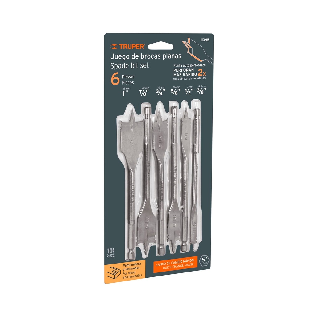 [0100902200522] JGO MECHA DE PALETA (6 PZ) 11395 TRUPER