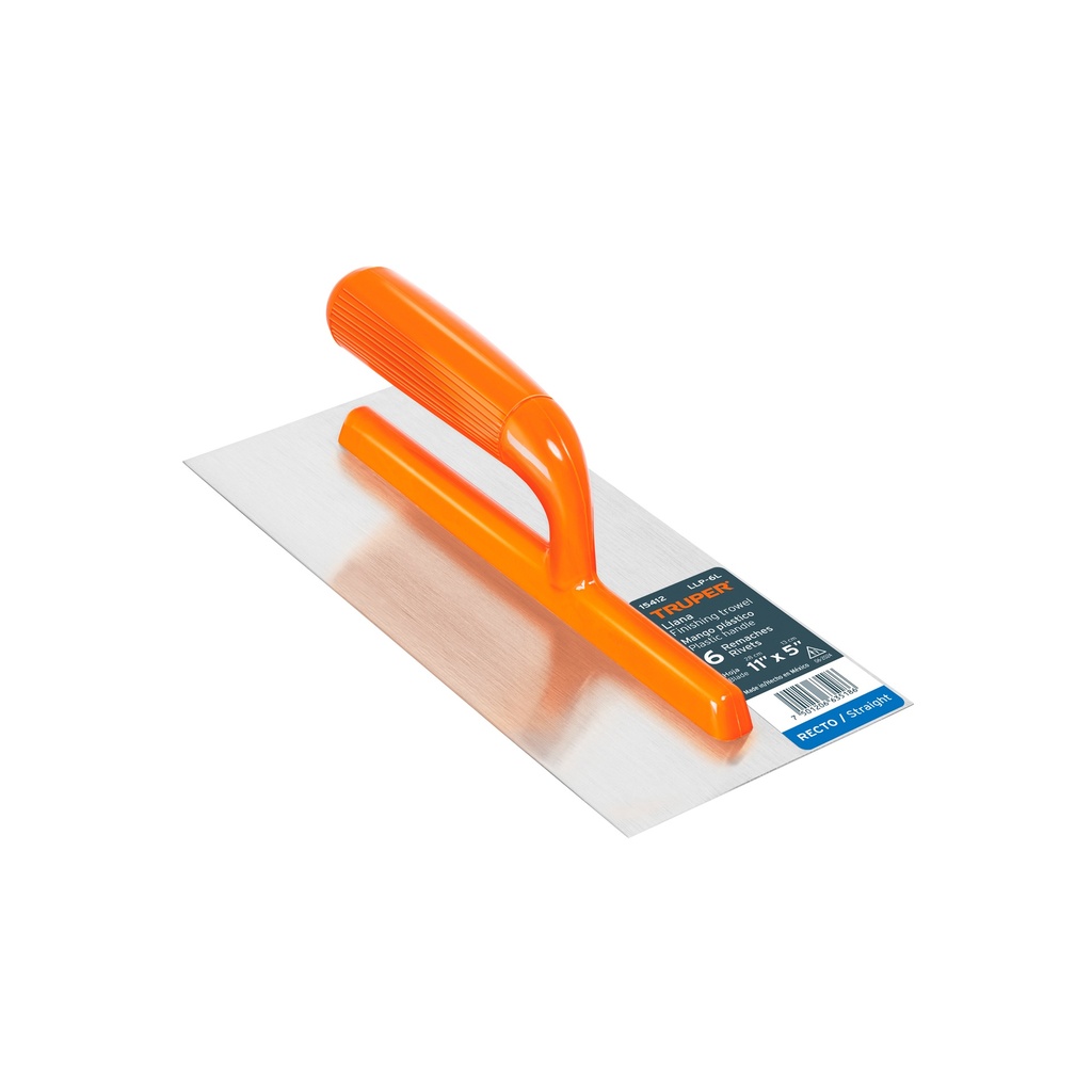 PLANCHA EMPASTAR LISA M/PLAST 11"X5" 15412 TRUPER