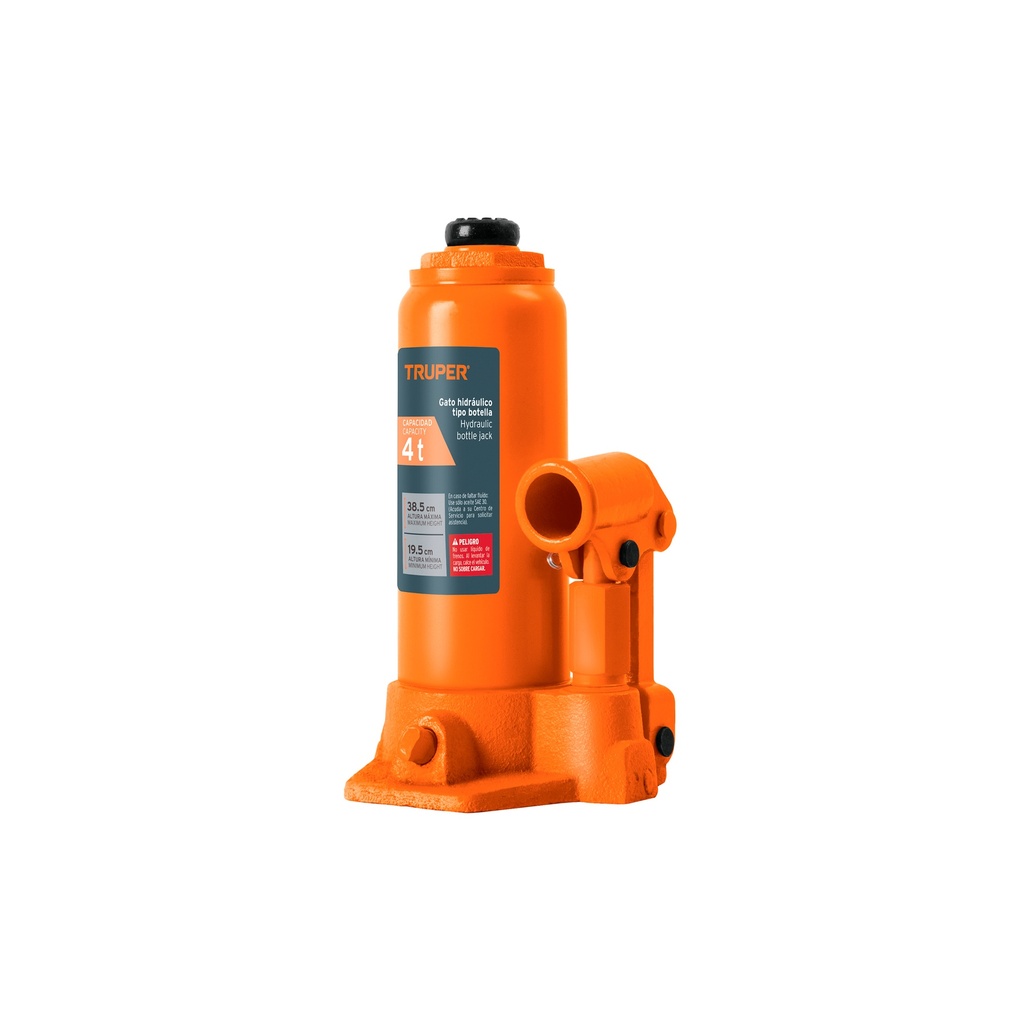[0100905010473] GATA HIDRAULICA TIPO BOTELLA 4 TON 14812 TRUPER