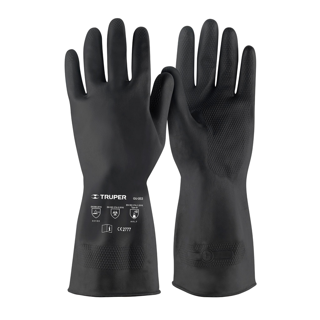 [0100907200498] GUANTE DE LATEX FLOCADO P/PINTAR T/L 14267 TRUPER