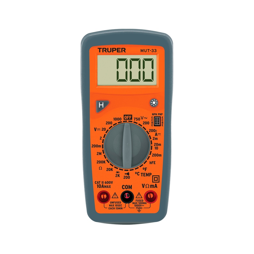 MULTIMETRO DIGITAL JUNIOR 200V - 750V 10401 TRUPER