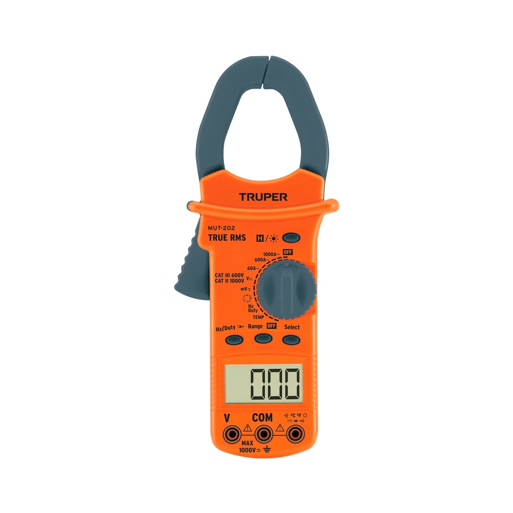 [0100908110510] PINZA AMPERIMETR. DIGITAL 600MV-750V 10404 TRUPER