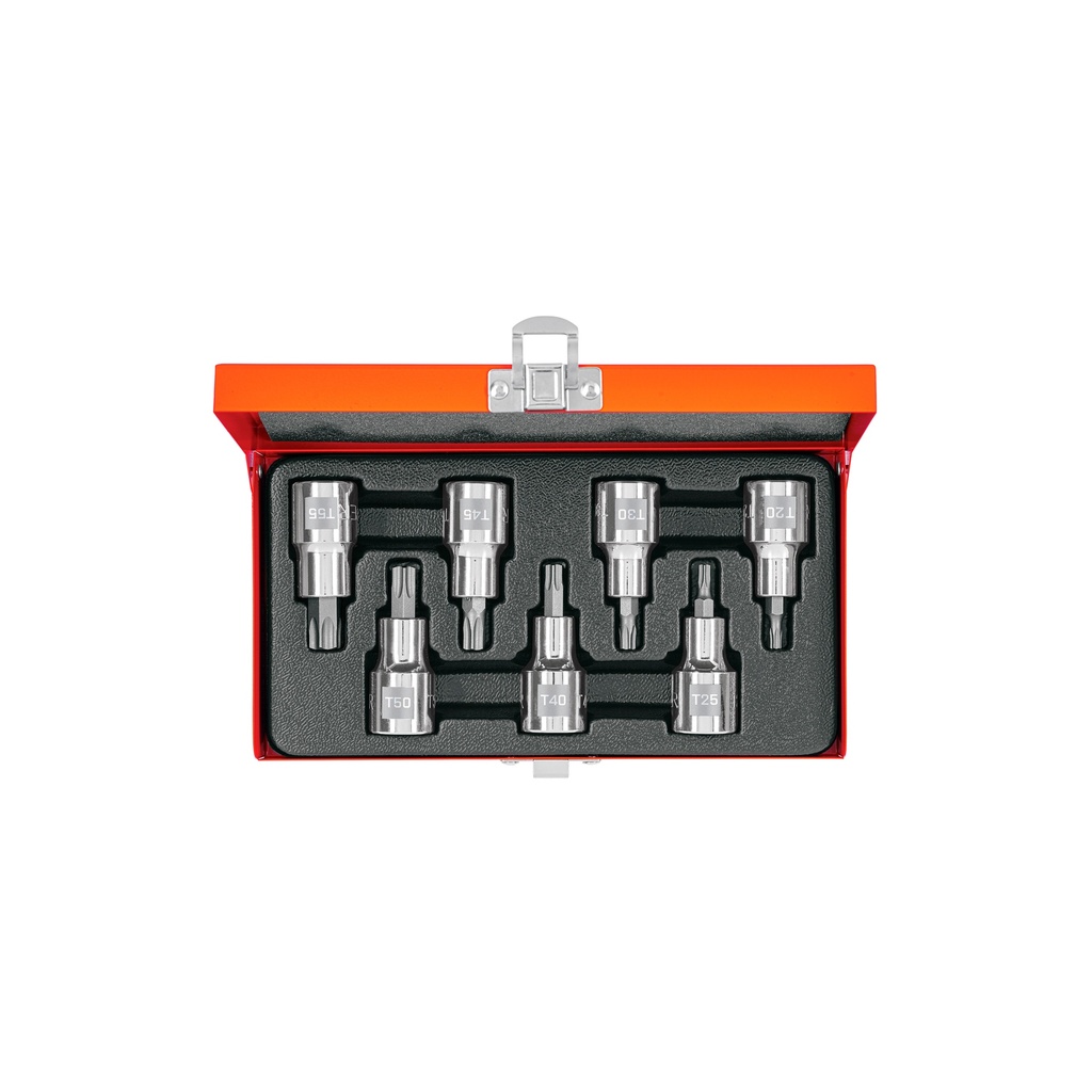 JGO 7 DADOS PUNTA TORX 1/2" 13928 TRUPER