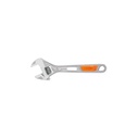 LLAVE FRANCESA 6" CROMADO C/GRIP 15509 TRUPER
