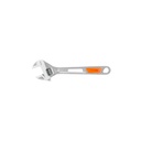 LLAVE FRANCESA 8" CROMADO C/GRIP 15510 TRUPER