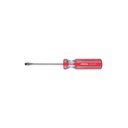 DESARMADOR PLANO 1/4" X 4" M/PVC 21459 PRETUL