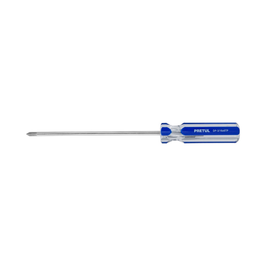 DESARMADOR ESTRELLA 3/16" X 6" M/PVC 21472 PRETUL