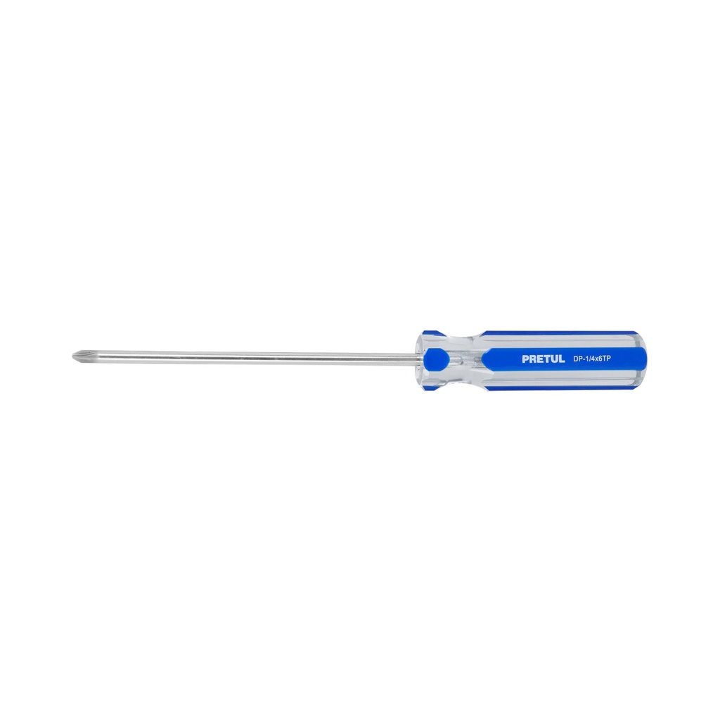 DESARMADOR ESTRELLA 1/4" X 6" M/PVC 21477 PRETUL