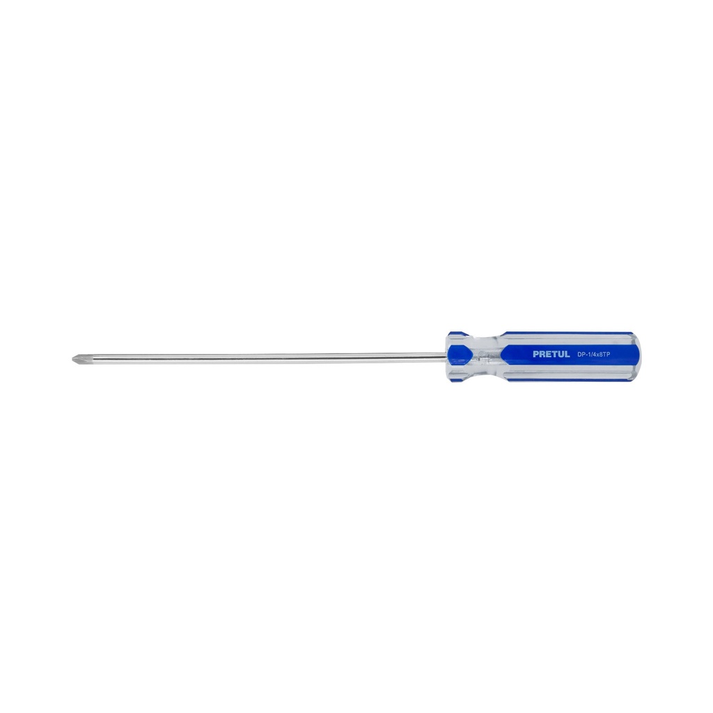 DESARMADOR ESTRELLA 1/4" X 8" M/PVC 21475 PRETUL