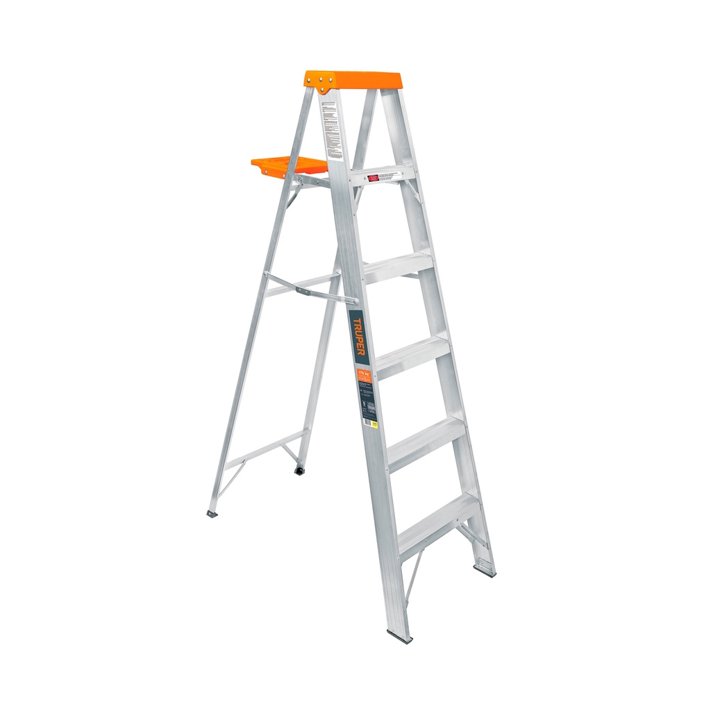 ESCALERA T/TIJERA 5 PELD. C/BAN 175KG 10335 TRUPER