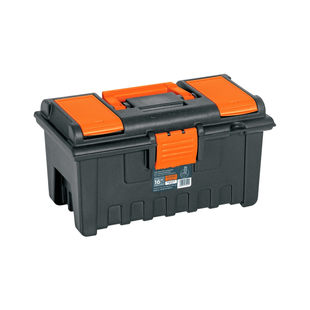 CAJA PARA HERRAMIENTAS 16" C/ COMPARTIMENTOS 11141 TRUPER