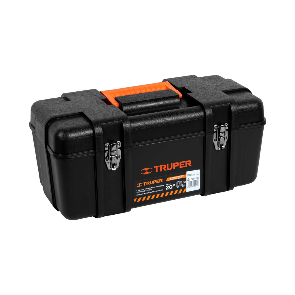 CAJA PARA HERRAMIENTAS INDUST 20" C/ BROCHE METAL. 10380 TRUPER