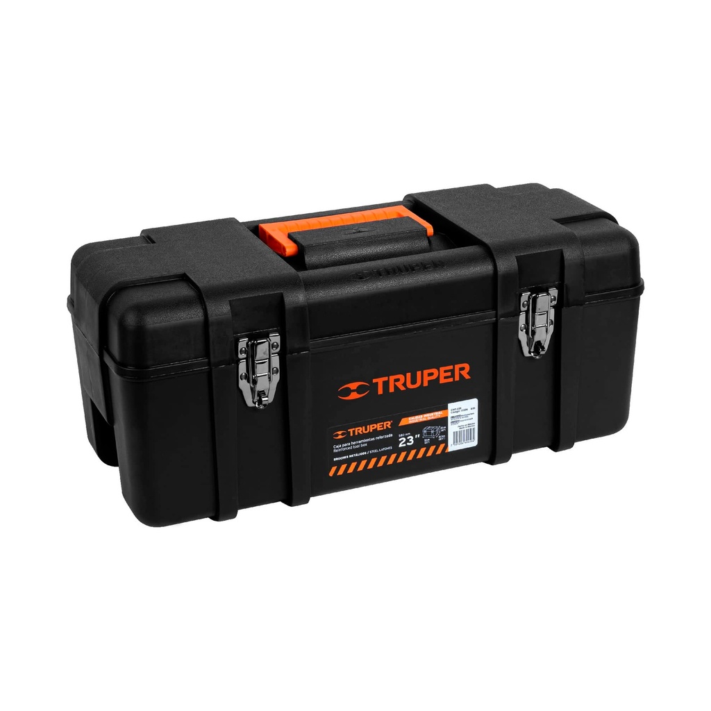 CAJA PARA HERRAMIENTAS INDUST 23" C/ BROCHE METAL. 11506 TRUPER
