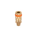 ACOPLE RAPIDO LATON NPT 1/4" MACHO 19085 TRUPER
