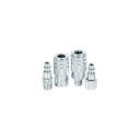 JGO ACOPLE Y CONECTOR AC.CR. NPT 1/4" X 4 P 27020
