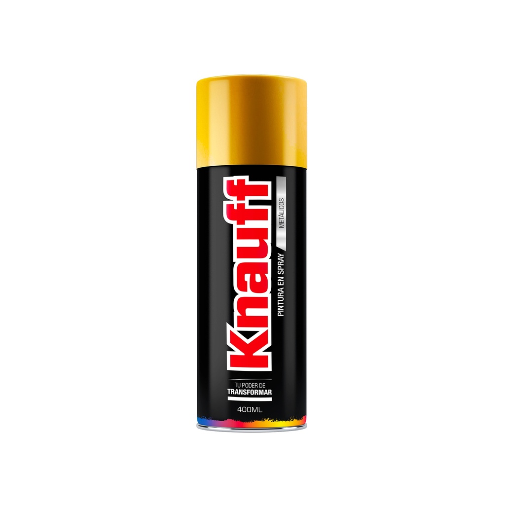 [0360101036093] PINTURA SPRAY DORADO #27 400ML KNAUFF