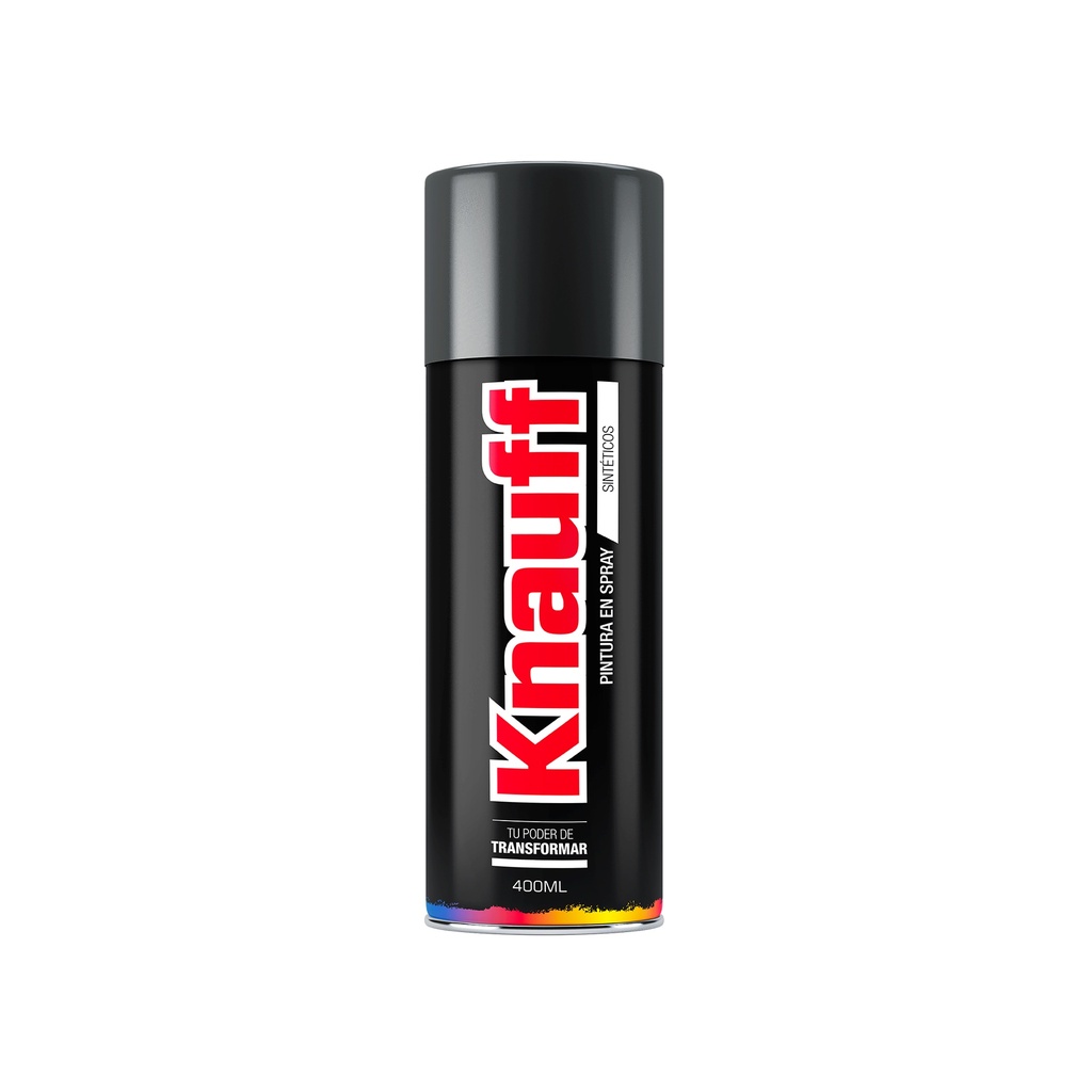 [0360101036125] PINTURA SPRAY NEGRO BRILLANTE #11 400ML KNAUFF