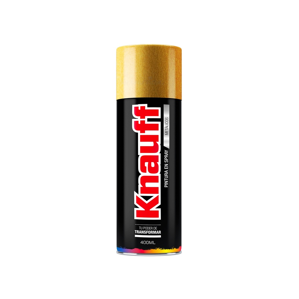 [0360101036129] PINTURA SPRAY ORO PREMIUM #318 400ML KNAUFF