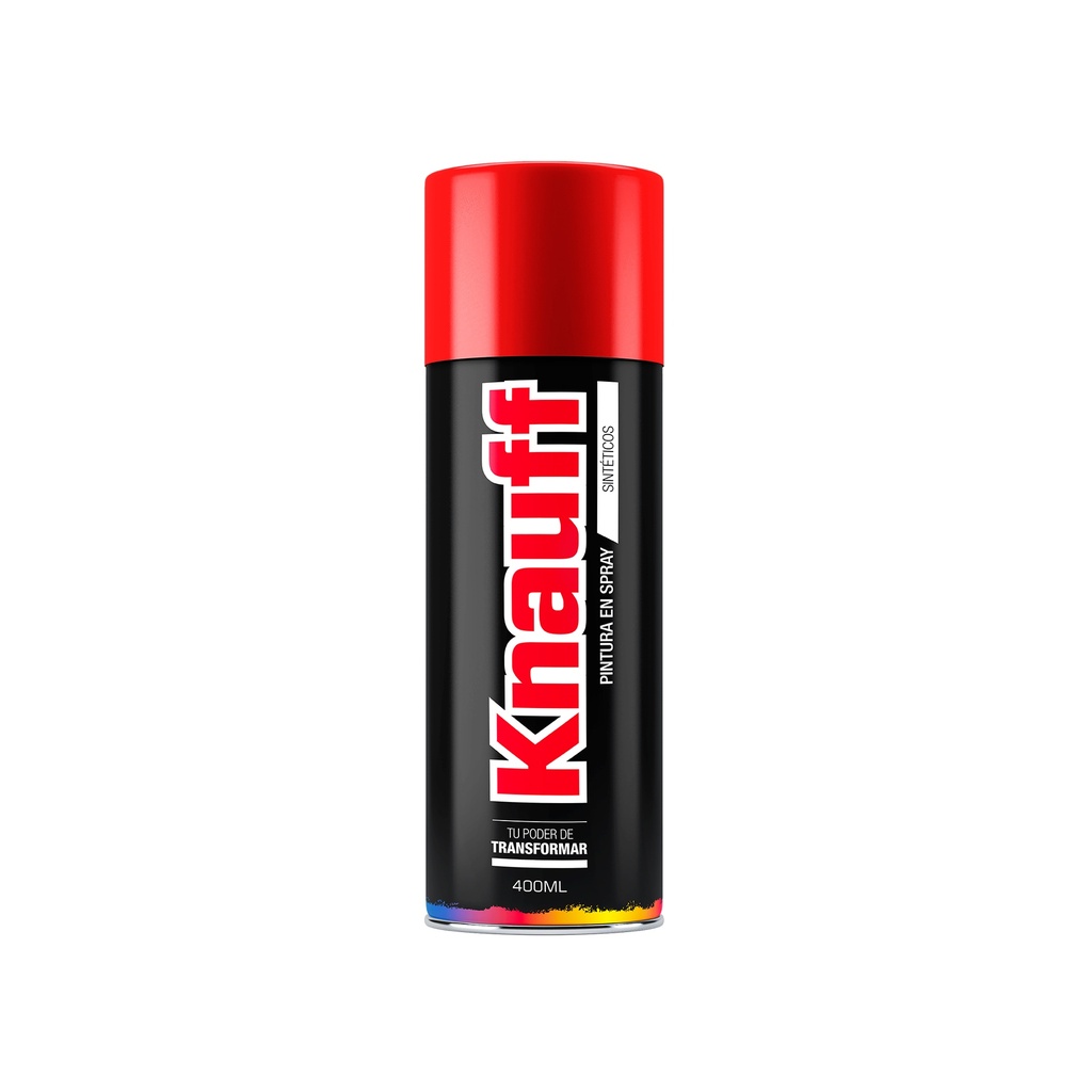 [0360101036135] PINTURA SPRAY ROJO OSCURO #75 400ML KNAUFF