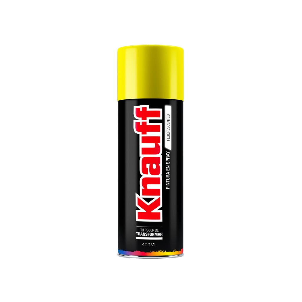 [0360101036153] PINTURA SPRAY FLUORESCENTE AMARILLO #101 400ML KNAUFF