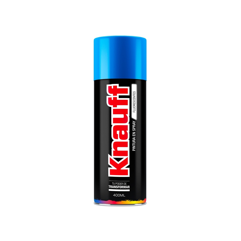 [0360101036155] PINTURA SPRAY FLUORESCENTE AZUL #105 400ML KNAUFF