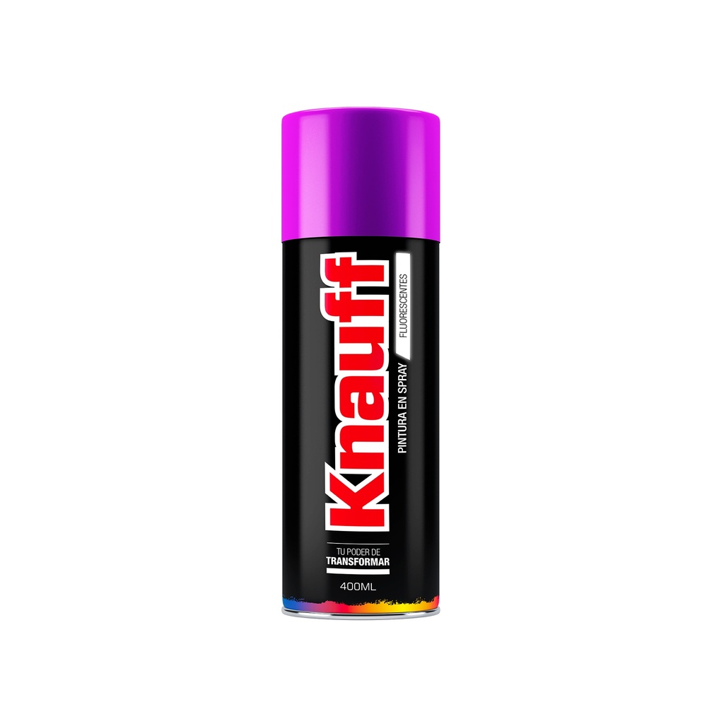 [0360101036159] PINTURA SPRAY FLUORESCENTE VIOLETA #1013 400ML KNAUFF
