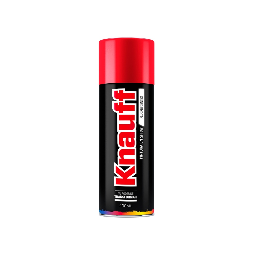 [0360101036163] PINTURA SPRAY FLUORESCENTE ROJO #103 400ML KNAUFF