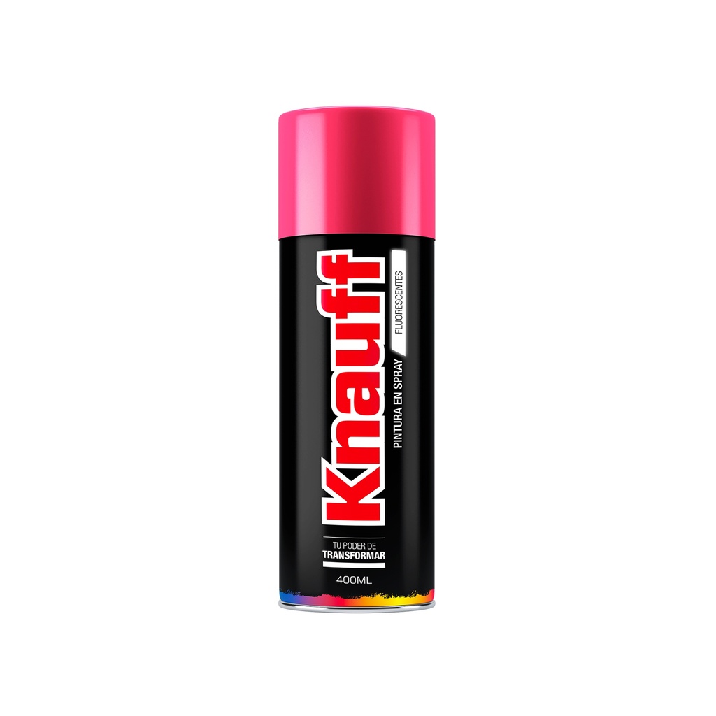 [0360101036165] PINTURA SPRAY FLUORESCENTE ROSADO #106 400ML KNAUFF