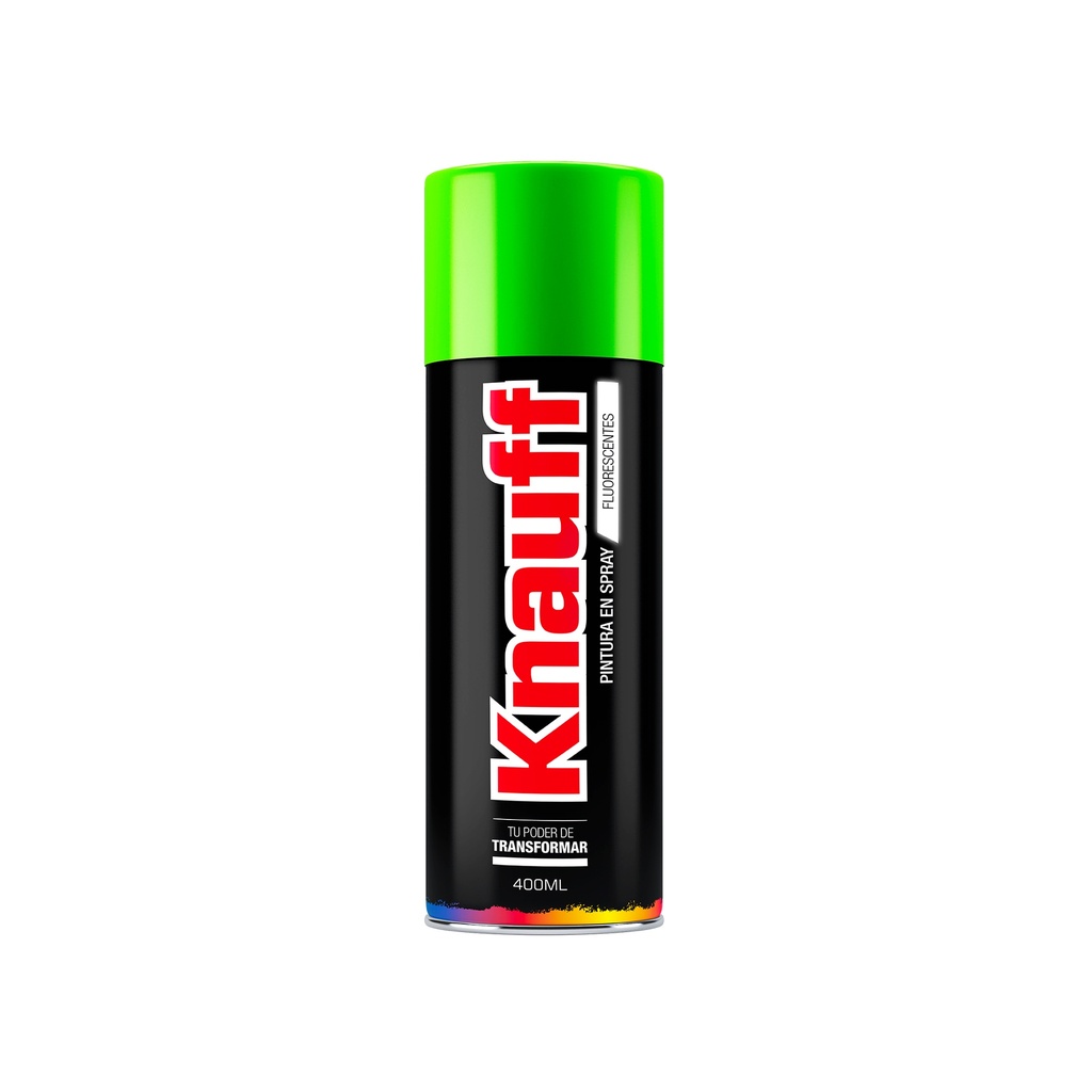 [0360101036167] PINTURA SPRAY FLUORESCENTE VERDE #104 400ML KNAUFF