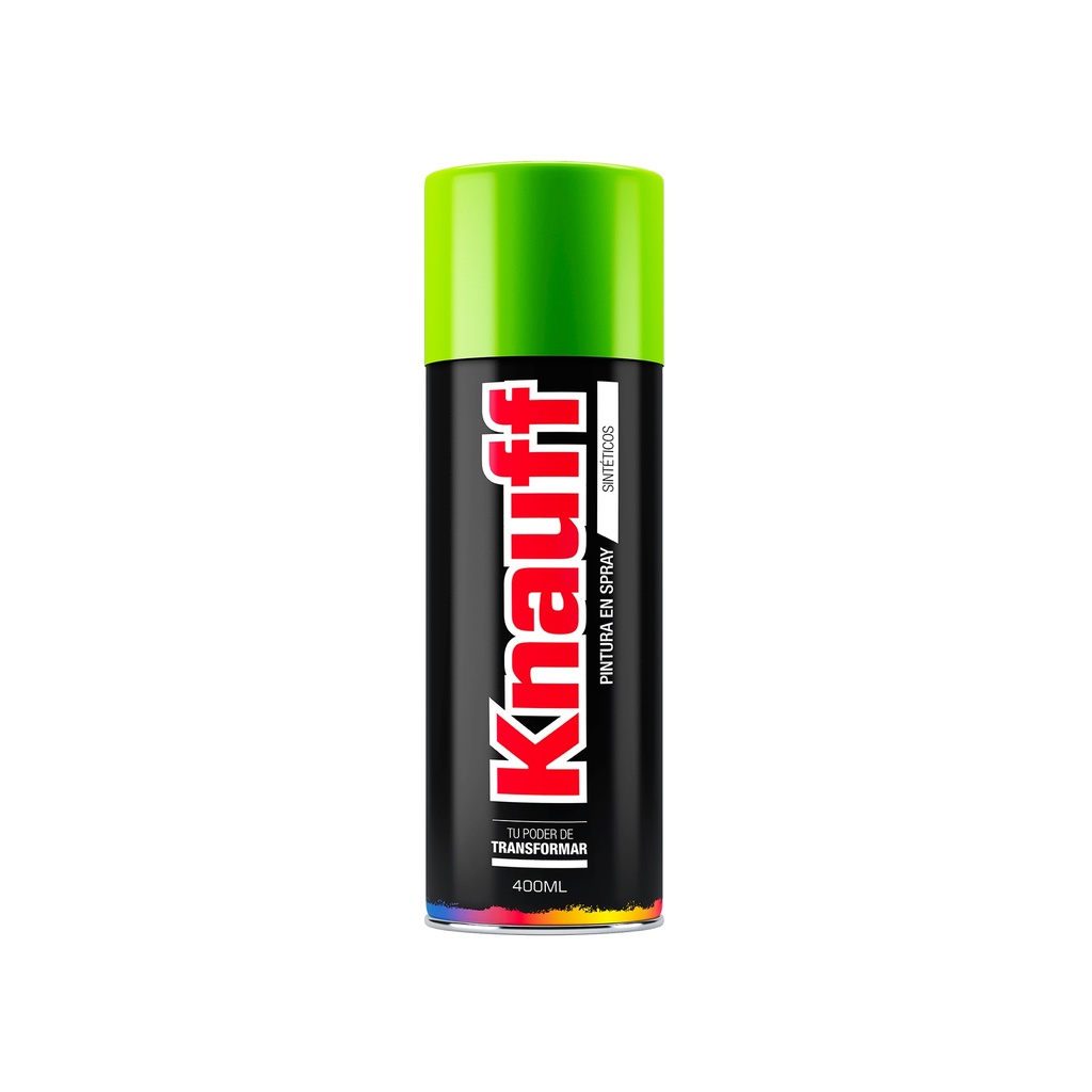 [0360101200432] PINTURA SPRAY MANZANA VERDE #2291 400ML KNAUFF