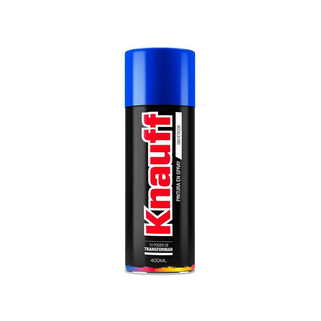 [0360101200748] PINTURA SPRAY AZUL ELECTRICO #282 400ML KNAUFF
