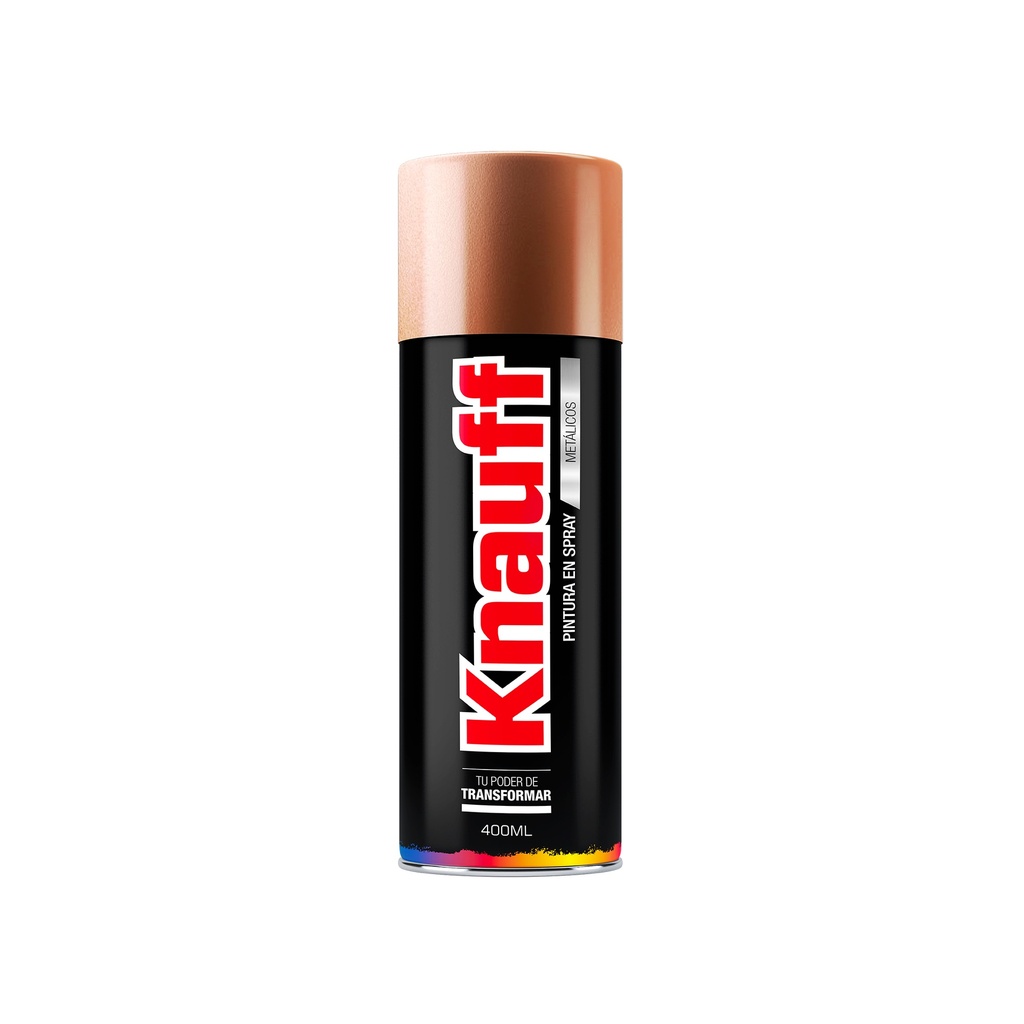 [0360101200868] PINTURA SPRAY ORO ROSA #171 400ML KNAUFF