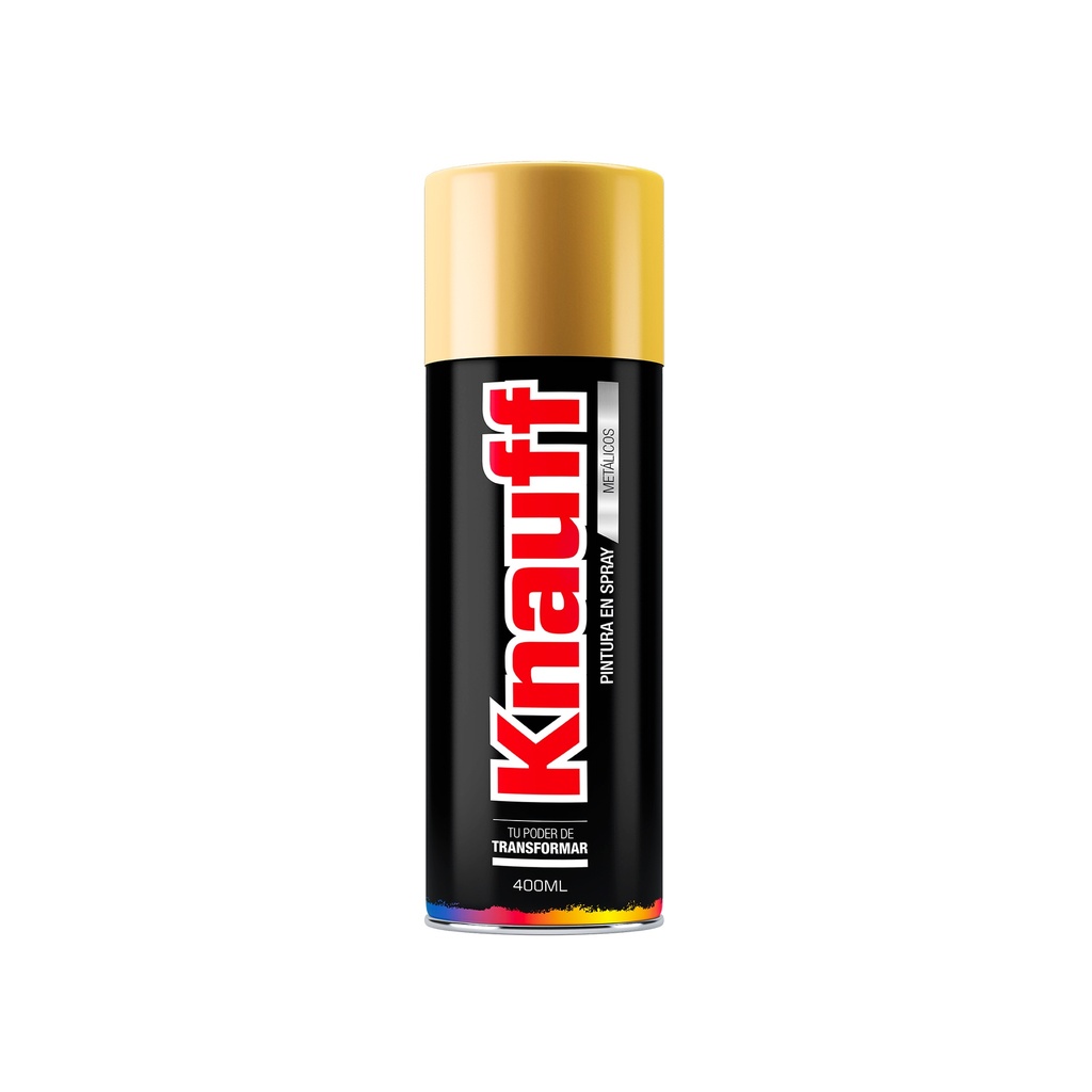 [0360101200869] PINTURA SPRAY ORO 18K #188 400ML KNAUFF
