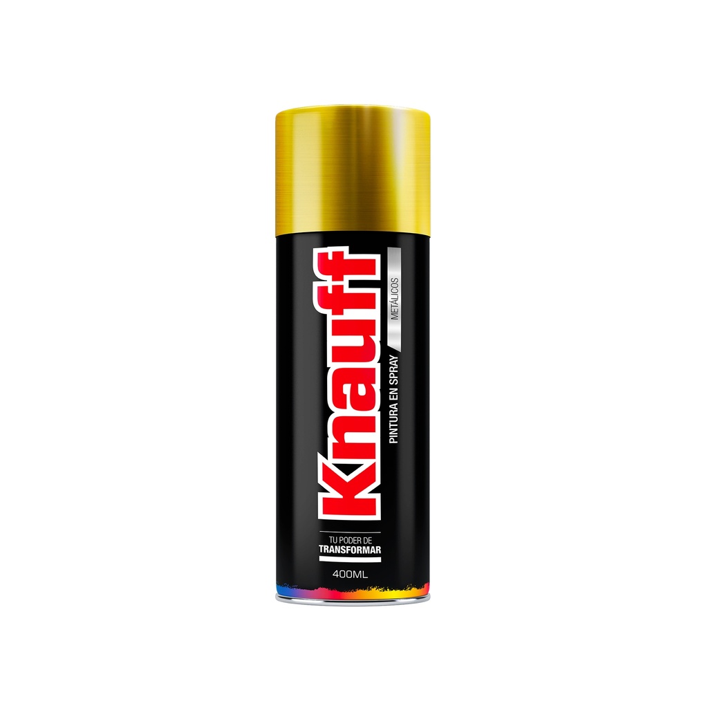 [0360101200870] PINTURA SPRAY LINGOTE DE ORO #318USA 400ML KNAUFF
