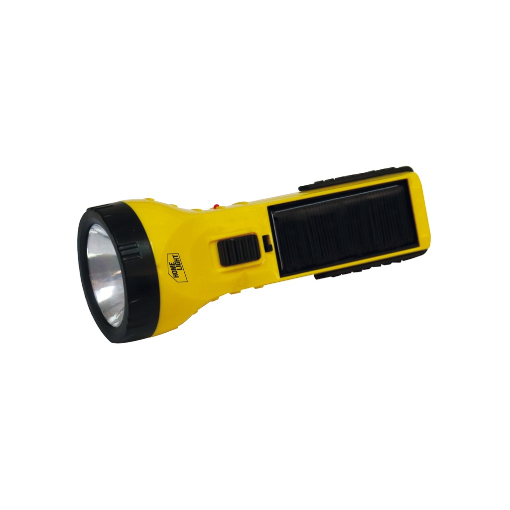 [0460103046302] LINTERNA RECARGABLE SOLAR C/BATER. AA 1+4 LED HOME LIGHT