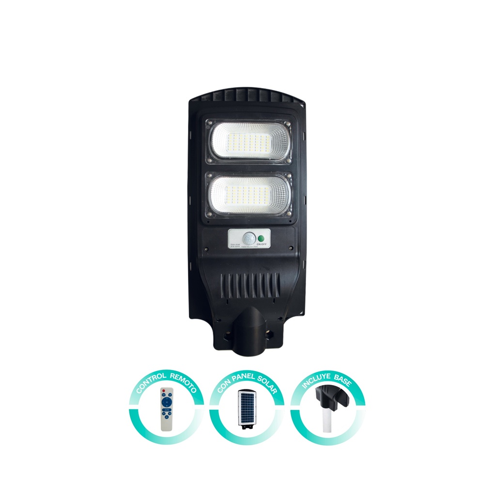 [0460106200907] REFLECTOR PASTORAL C/PANEL SOLAR C/ SENSOR DE MOVIMIENTO (INC BASE) 90W HOME LIGHT
