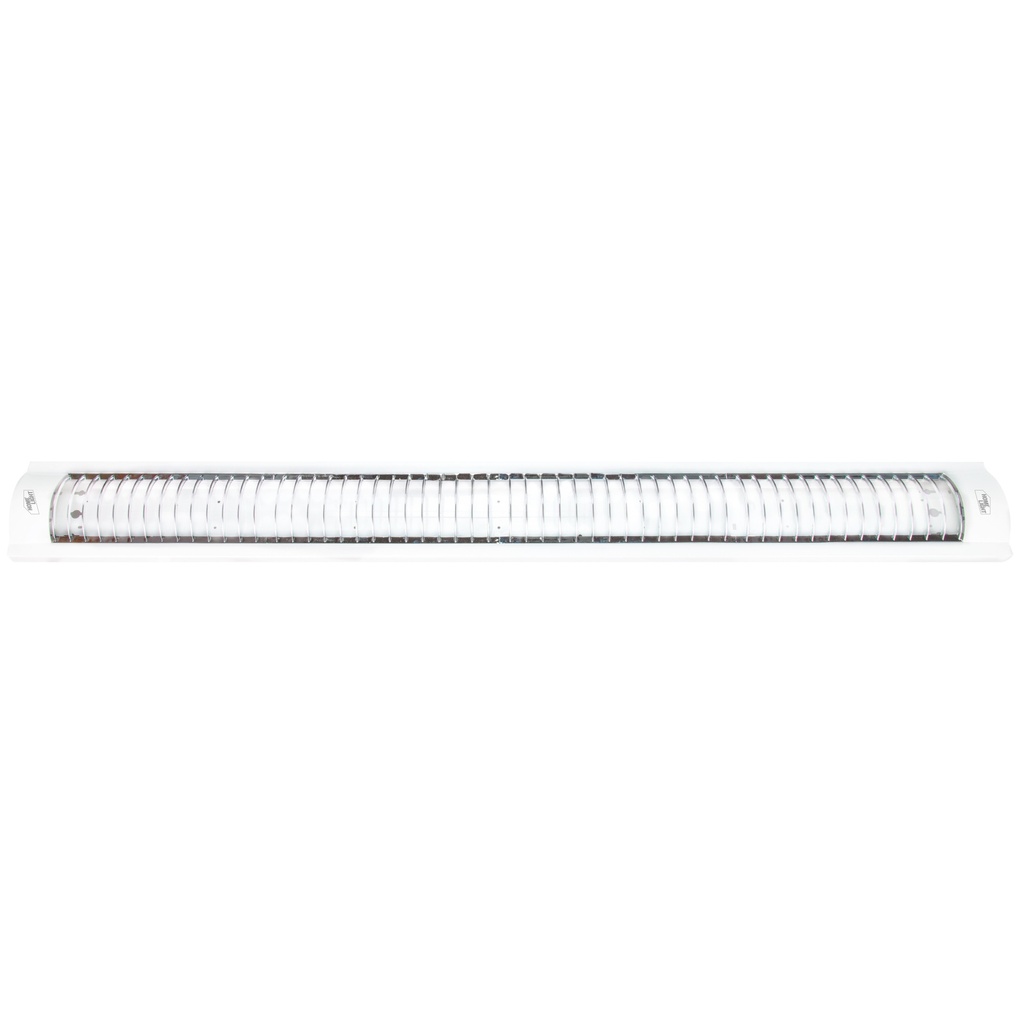 [0460107046422] PRISMATICO C/REJILLA 2X18W-1.2M C/2TUB T8 HOME LIGHT